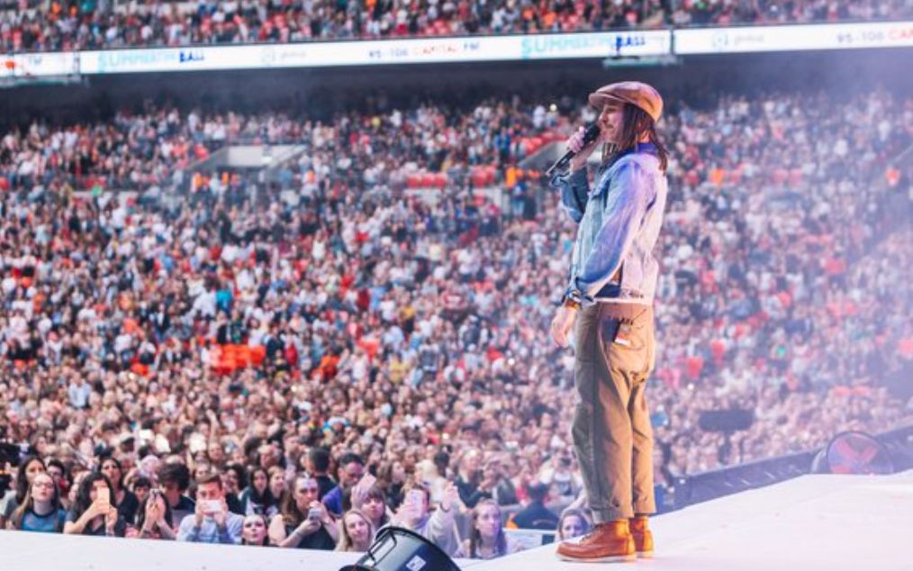 JP Cooper performing at Capital’s Summertime Ball