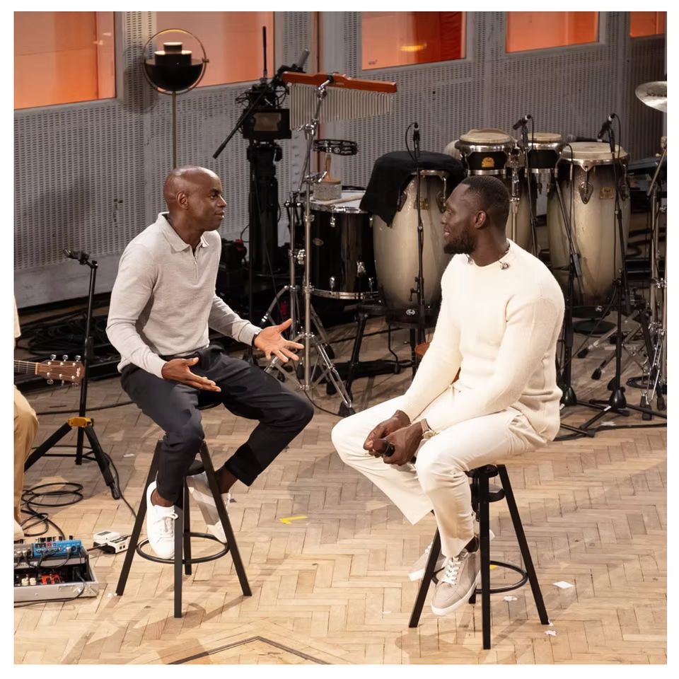 Stormzy in conversation with Trevor Nelson at Abbey Road Studios