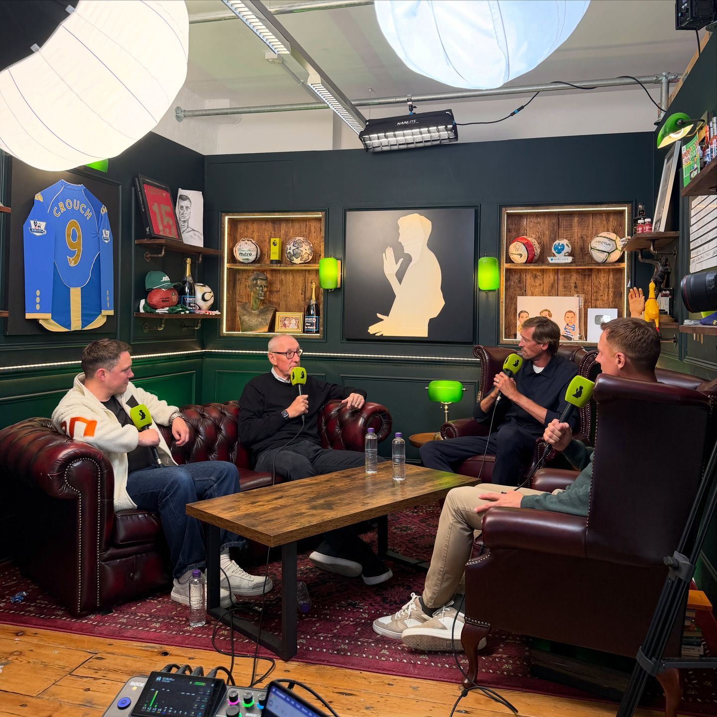 Terry Butcher in the studio for That Peter Crouch Podcast