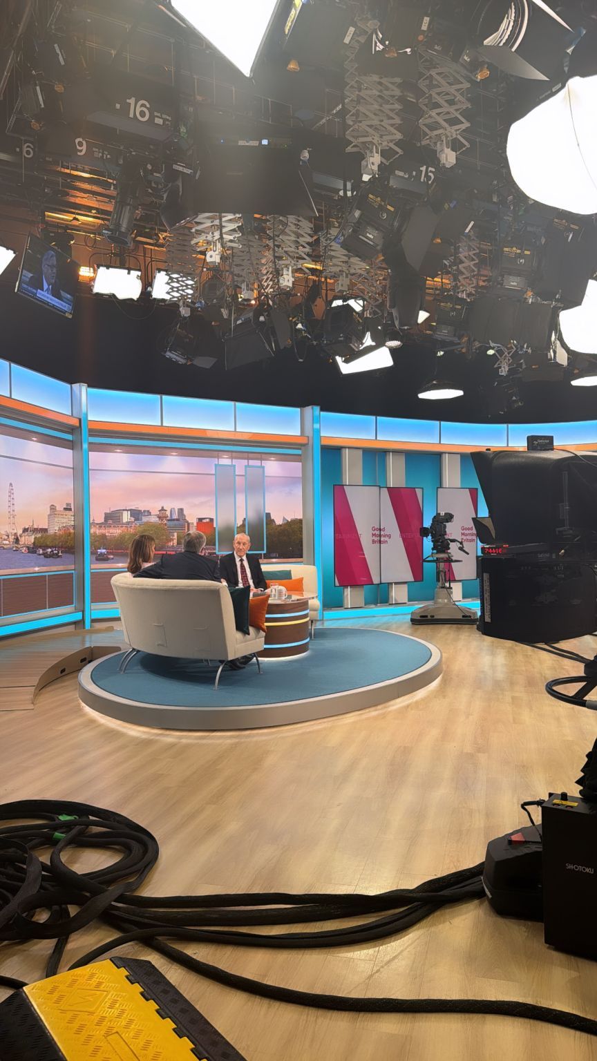 Behind the scenes at Good Morning Britain during the Terry Butcher campaign