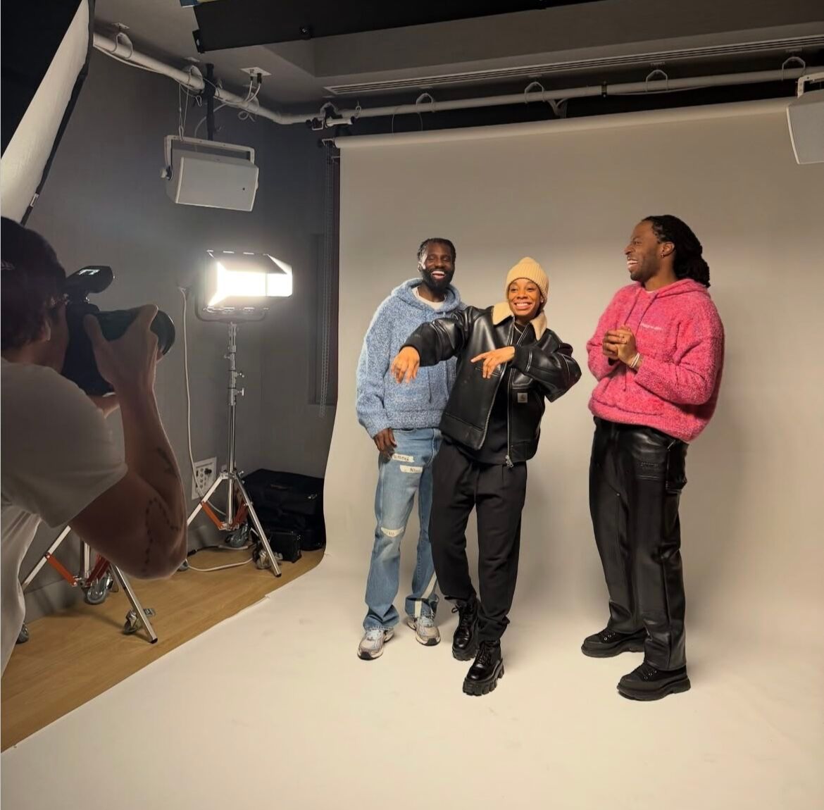 Wretch 32 and Avelino during their Young Fire, Old Flame promotion
